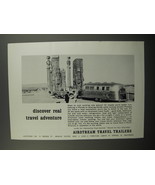 1966 Airstream Travel Trailers Ad - Discover real travel adventure - £14.55 GBP