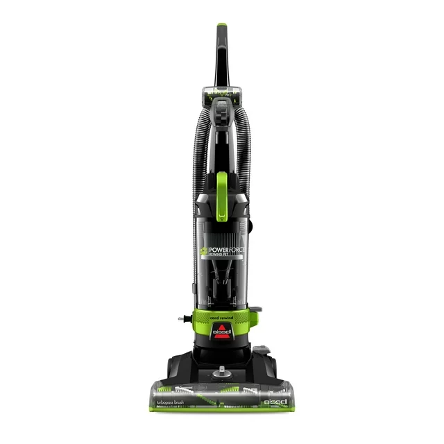 BISSELL PowerForce Helix Turbo Rewind Pet Upright Vacuum 3333 - £151.23 GBP
