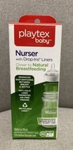 Playtex Baby Nurser Drop Ins Liners 4 oz. Bottle with 5 Disposable Liners. New . - £9.79 GBP