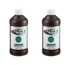 2 Pack, Dakin&#39;s Solution Quarter Strength Wound Cleanser 16 oz. Twist Ca... - £45.20 GBP