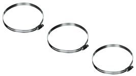 Worm Gear Clamp 5'' Max Hose Size, Steel Silver - Dundas Jafine MC5ZW (3... - $2.97