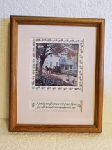&#39;A family strengthens you with prayers, blesses you with love...&#39;picture - £19.80 GBP