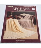 Leisure Arts Afghans to Treasure | 8 Knitting &amp; Crochet Designs | Book #... - $3.99