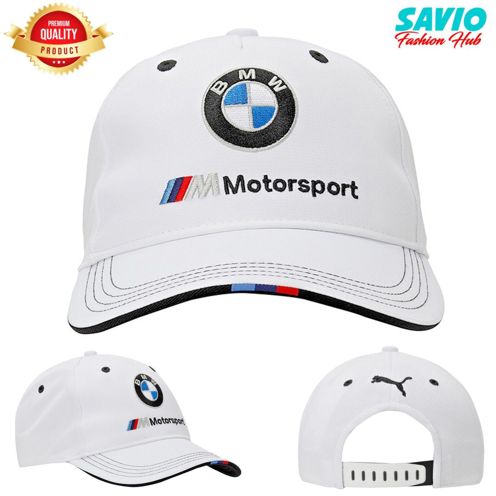 PUMA Cap Original BMW M Motorsport Baseball Cap Unisex White – Premium ...