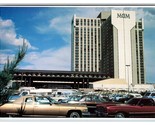 MGM Hotel Casino Parking Lot Reno Nevada NV UNP  Continental Postcard T9 - $4.90