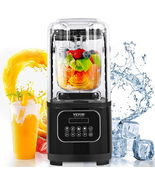 Professional Blender with Shield, Commercial Countertop Blenders, 68 Oz ... - $3,933.94 MXN