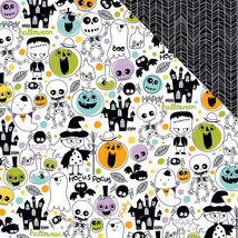 Spooktacular Collection Halloween 12 X 12 Double Sided Paper Toil and Trouble - $1,304.05 MXN