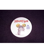 Mouse Hunt On Video Promotional Pinback Button, Pin, for VHS Tapes - £5.48 GBP