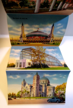 St Louis Missouri Postcard Folder UNUSED Greetings From Linen - £6.48 GBP