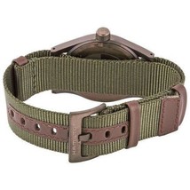 HAMILTON Khaki Field 38MM Brown Dial GRN Textile Strap Watch H69449961 - $411.19