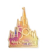 Walt Disney World Pin: 50th Anniversary Castle - £23.87 GBP