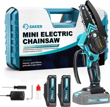 Saker Mini Chainsaw: Compact Handheld Chainsaw For Tree Branches Pruning, - £54.85 GBP