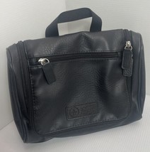 PENGUIN Men&#39;s Black Hanging Toiletry Travel Shave Kit Case Bag Bottles - £9.56 GBP