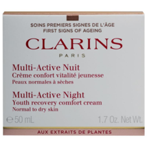 Clarins Multi Active Night Cream Normal to Dry Skin 50ml - £140.49 GBP