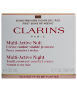 Clarins Multi Active Night Cream Normal to Dry Skin 50ml - £139.97 GBP