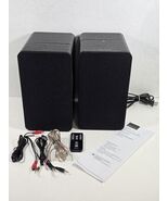 Insignia - Powered Bluetooth Bookshelf Speakers  ( NS-HBTSS116 ) - Black - $1,090.91 MXN