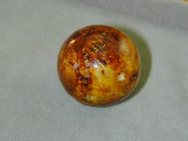 Large Antique Salt Glazed Bennington Marble 1 3/8&quot; - £23.53 GBP