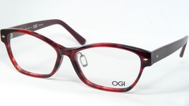 OGI Evolución 6003 1328 Carmesí Demi Burdeos Gafas Marco 54-14-140mm Japón - $95.54