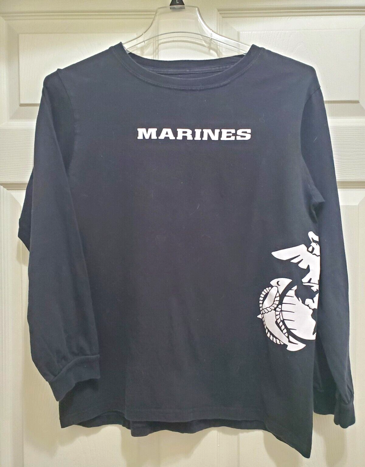 Primary image for Marines USMC US Marine Corps "Earned Never Given" Men's T-Shirt Size M Black