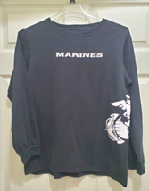 Marines USMC US Marine Corps &quot;Earned Never Given&quot; Men&#39;s T-Shirt Size M B... - $26.55