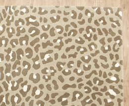 Leopard Modern Style Woolen Area Rug - 9&#39; x 12&#39; - £617.03 GBP