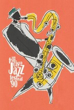 San Francisco Jazz Festival &#39;90 Art Canvas Giclee Print 20cm x 30 cm Unframed - £9.17 GBP