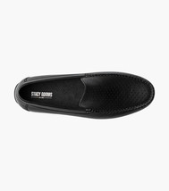 Stacy Adams Conroy Moc Toe Perf Slip-On Casual Shoes Black 25702-001 image 3