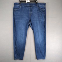 Evri Mid Rise Jegging Jeans Women&#39;s Plus 22W Short Stretch 41x25&quot; Pull-O... - $20.00