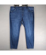 Evri Mid Rise Jegging Jeans Women&#39;s Plus 22W Short Stretch 41x25&quot; Pull-O... - $367.50 MXN
