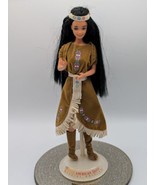 American Ethnic Indian Barbie Doll With Stand No Baby - $17.82