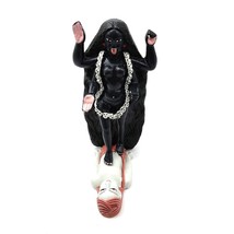 Hindu Gods Kali Maa Shiva Altar Statue Deity - Handmade Clay 7.75&quot; - £59.51 GBP