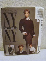 McCall&#39;s Pattern #5047 - Misses&#39; Jacket, Jupe, Skirt, Vest &amp; Blouse Size... - $6.99