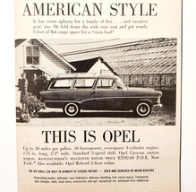 1959 Buick Opel Rekord Sedan Station Wagon Advertisement Automobilia Car... - £15.45 GBP