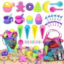 Beach Toys For Kids 3-10, Ice Cream Sand Toys For Kids Toddlers Sandbox ... - £31.71 GBP