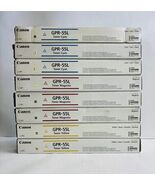 7 Genuine Canon iR ADV C5535i,C5535i II CCCMMYY Toners GPR-55L(No Black) - $538.00