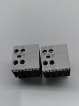 Eaton DIL A-XHI02 2-Pole Auxiliary Contact Module Lot of 2 - $32.40