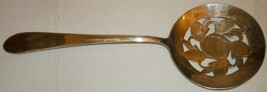 INTERNATIONAL SILVER CO. ORIGINAL ROGERS SILVERPLATED TOMATO STRAINER SPOON - $12.00