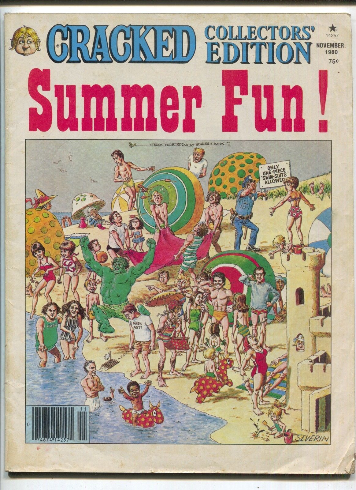 Cracked Collector's Edition 38 1980 Summer Fun Mad Magazine - $3.94