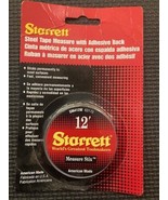 Starrett 63170 Steel Adhesive Tape Measure: 12 Feet Measure Stix USA - £9.48 GBP