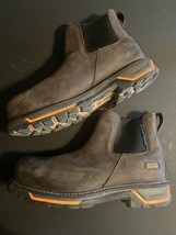 Ariat Men&#39;s Big Rig Waterproof Chelsea Work Boot - Composite Toe Brown 1... - £155.69 GBP