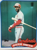 1989 Ozzie Smith St. Louis Cardinals Topps - Pocket Folder  Duo Tang NOS - £10.22 GBP