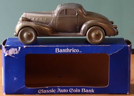 Vintage Banthrico 1934 Lasalle cast coin bank State Auto Insurance 65 year anniv - £24.77 GBP