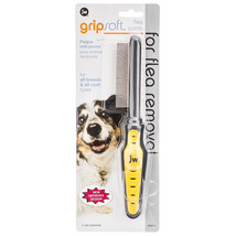 JW Pet GripSoft Flea Comb for All Dog Breeds and Coat Types 1 count JW Pet GripS - £13.95 GBP