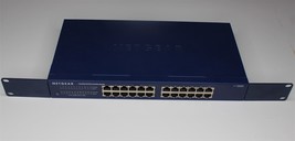 Netgear Prosafe 24 Port Gigabit Switch JGS524 V2 W/ Rack Mount and Power Cord - £22.36 GBP