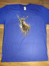 Harry Potter Inspired Blue Stag 2XL T-shirt - £11.99 GBP