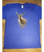 Harry Potter Inspired Blue Stag 2XL T-shirt - £11.74 GBP