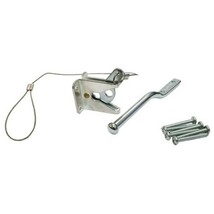 2&quot; Self Locking Gravity Gate Door Latch w/ Wire Bolt On Zinc Finish Pin ... - $13.69 CAD