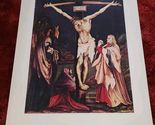 VTG 11x14 National Gallery Of Art Print Mathis Grunewald The Small Cruci... - $14.99
