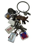 Vintage Keys Lot Keyring Full Of Old Keys For Lock Door Car Acrylic Garf... - $39.54 CAD