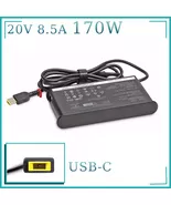 170W 20V 8.5a USB Laptop Power Adapter Charger For Lenovo Thinkpad P1 P5... - $57.99+